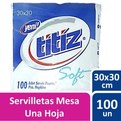 Titiz Servilletas Mesa Una Hoja 100 Un1
