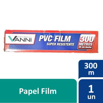 Vanni Papel Film Plástico 300 Metros x 28 cm