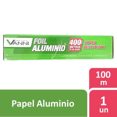 Vanni Papel Aluminio 100 Metros x 30 cm