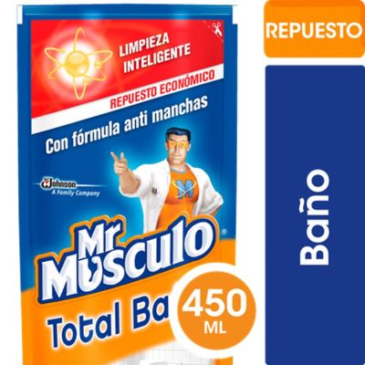Mr Musculo Limpiador Líquido Baño 450 ml1