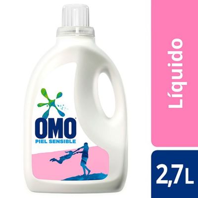 Omo Detergente Líquido Piel Sensible Botella 2700 ml1