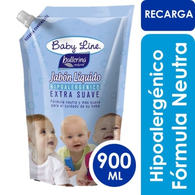 Ballerina Jabón Líquido Extra Suave Baby Line Doypack 750 ml1