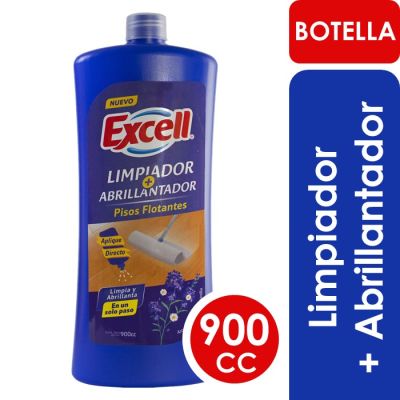 Excell Limpiador + Abrillantador Piso Flotante Lavanda 900 ml