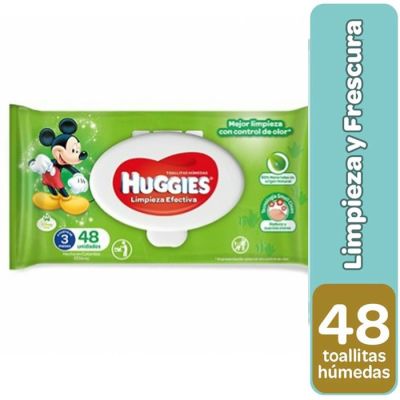 Huggies Toallitas Húmedas Limpieza Efectiva 48 Un