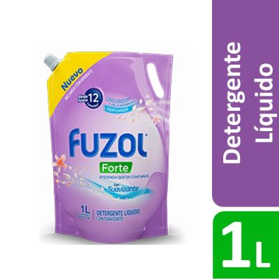 Fuzol Detergente Líquido Forte Con Suavizante Doypack 1 L1