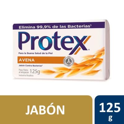Protex Jabón en Barra Contra Bacterias Avena 125 g 