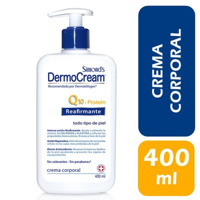 Simonds Crema Corporal Dermocream Reafirmante Q10 Protein 400 ml1