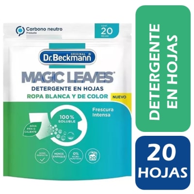 Dr. Beckmann Magic Leaves Detergente en Hojas Frescura Intensa 20 Un1