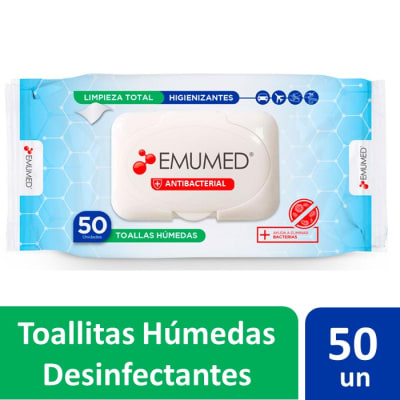 Emumed Toallitas Desinfectantes 50 Un1