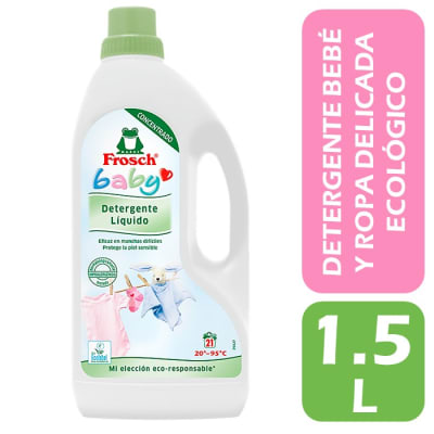 Frosch Baby Detergente Líquido Concentrado Bebé y Ropa Delicada 1.5 L1
