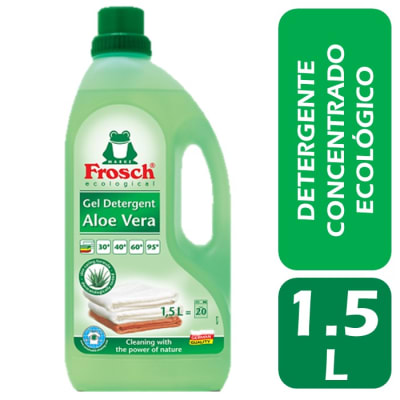 Frosch Detergente Líquido Hipoalergénico Concentrado Aloe Vera 1.5 L1