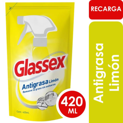 Glassex Limpiador Antigrasa Total Cocina 420 ml1