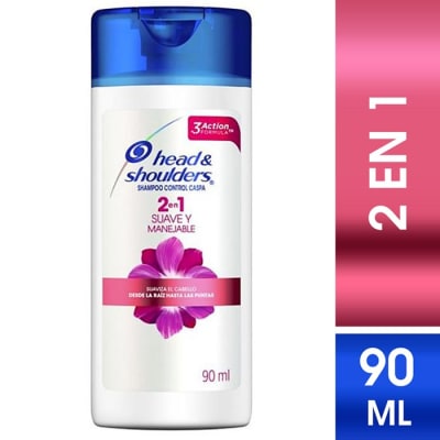 Head & Shoulders Shampoo 2 en 1 Control Caspa 90 ml1