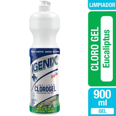 Igenix Limpiador Cloro Gel Eucaliptus 900 ml