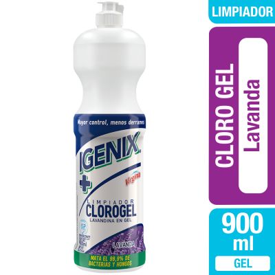 Igenix Limpiador Cloro Gel Lavanda 900 ml