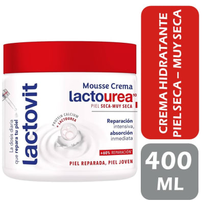 Lactovit Crema Mousse Lacto Urea 400 ml