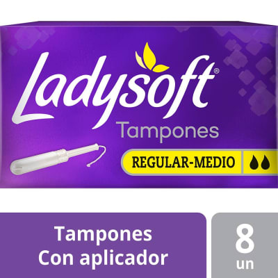 Ladysoft Tampones con Aplicador Regular 8 Un1