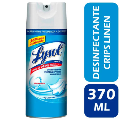Lysol Desinfectante Para Superficies Crips Linen 370 ml1