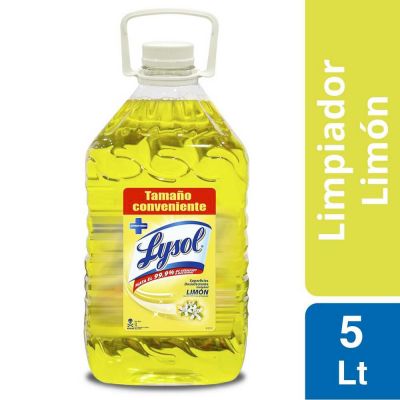 Lysol Limpiador Líquido Desinfectante Limón 5 L1