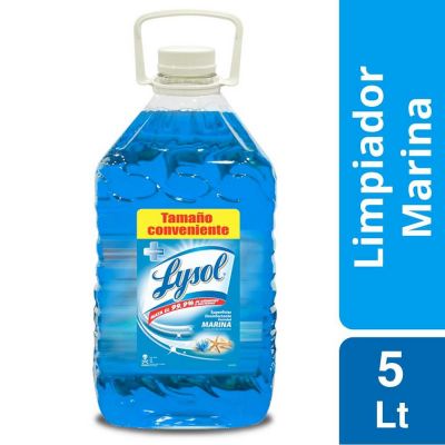 Lysol Limpiador Líquido Desinfectante Marina 5 L