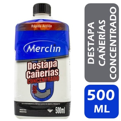 Merclin Destapa Cañerías Concentrado 500 ml1