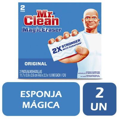 Mr Clean Esponja Magic Eraser Pack 2 Un1