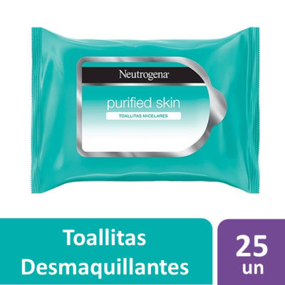 Neutrogena Toallitas Desmaquillantes Purified Skin 25 Un1