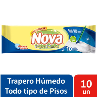Nova Trapero Húmedo para Todo Tipo de Pisos 10 Un1