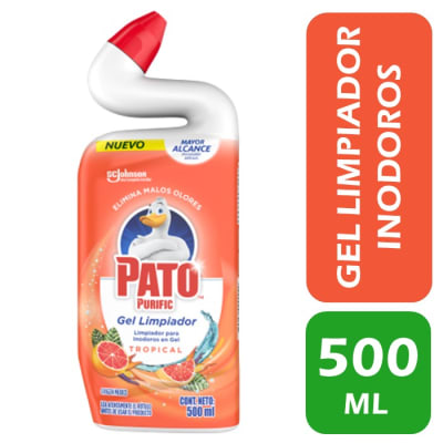 Pato Purific Gel Limpia Inodoros Aroma Tropical 500 ml1