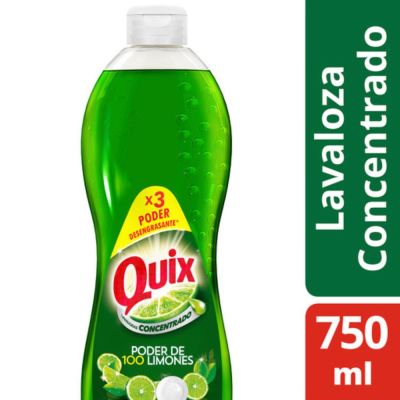 Quix Lavaloza Concentrado Limón 750 ml
