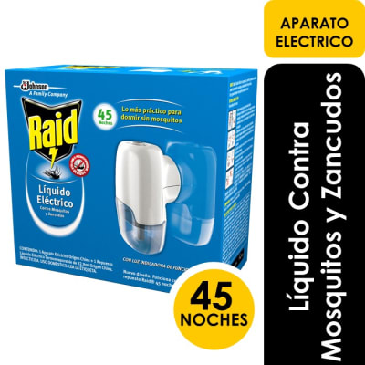 Raid Aparato Eléctrico Líquido Contra Mosquitos y Zancudos1