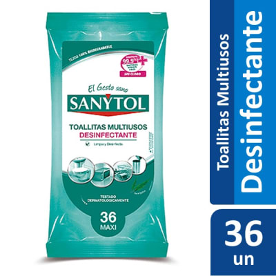 Sanytol Toallitas Desinfectante Multiusos 36 un