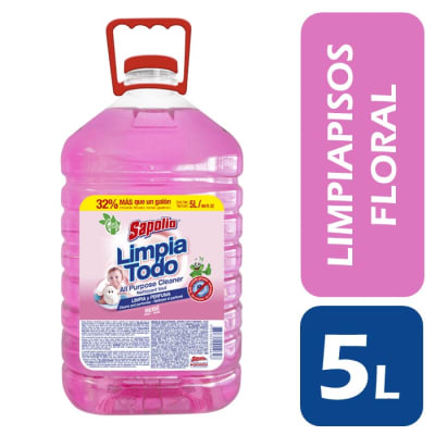 Sapolio Limpiapisos Floral 5 L1