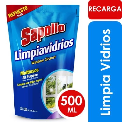 Sapolio Limpia Vidrios DoyPack 500 ml