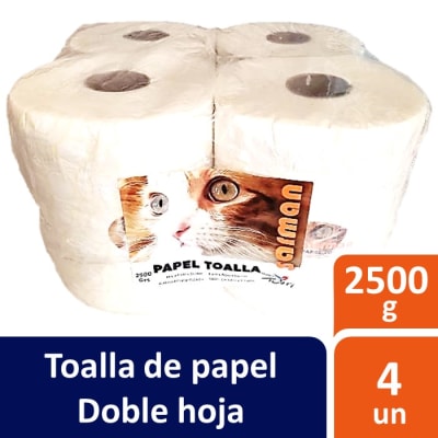 Sarman Toalla de Papel Doble Hoja 110 Metros 4 Rollos1