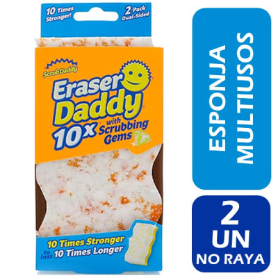 Eraser Daddy Esponja Multiusos Pack 2 Un1