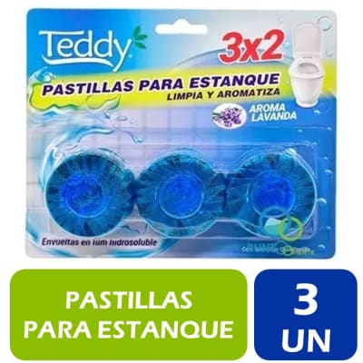 Teddy Pastillas Para Estanque Pack 3 Un1