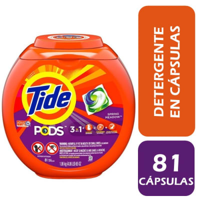 Tide Detergente en Cápsulas Pods 81 Un1