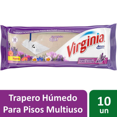 Virginia Trapero Húmedo para Todo Tipo de Pisos Lavanda 10 Un1