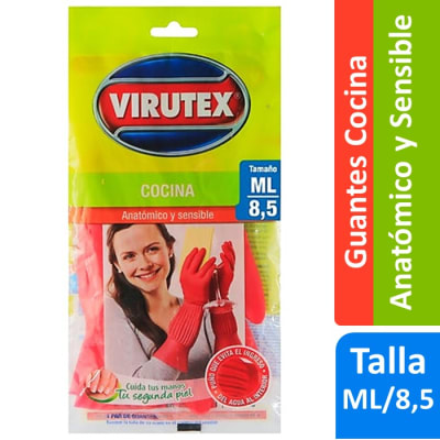Virutex Guantes Cocina Anatómico y Sensible Talla ML/8,51