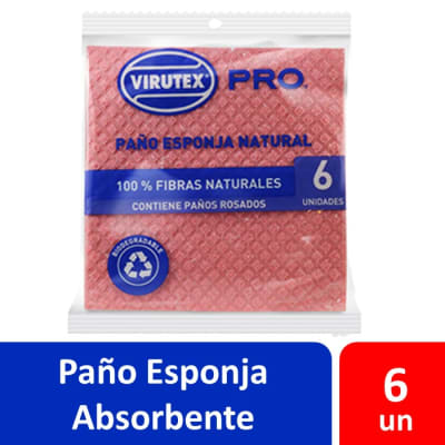 Virutex Pro Paño Esponja Absorbente 6 Un1
