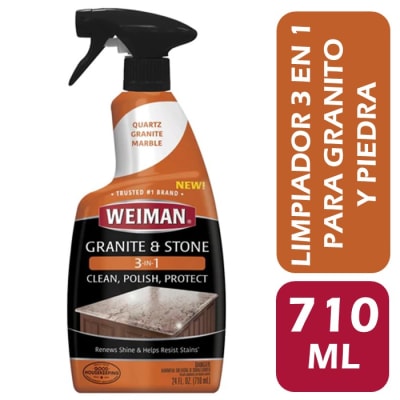 Weiman Limpiador Pulidor y Abrillantador 3 en 1 para Granito y Piedra 710 ml1