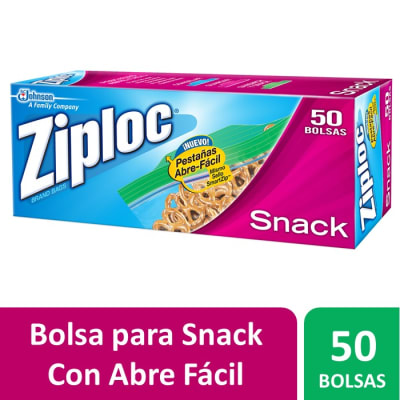 Ziploc Bolsas Para Snack 50 Un1