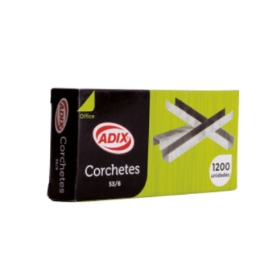 CORCHETES 53/6 1200 UNID ADIX