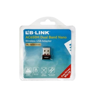 ADAPTADOR USB WIFI AC650 DUAL BAND NANO BL-WN650H 2.4