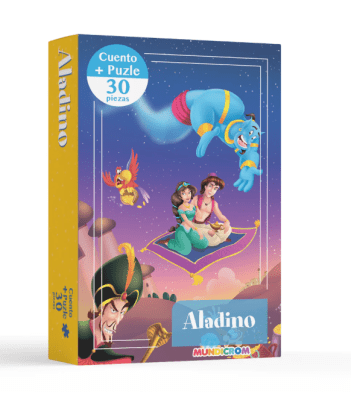 CUENTO + PUZLE 30 PZAS ALADINO