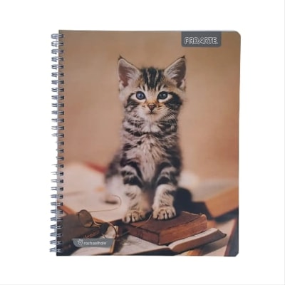 CUADERNO UNIVERSITARIO ANIMALES ADORABLES 100 HJ 7mm PROARTE