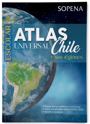 ATLAS UNIVERSAL DE CHILE Y SUS GEGIONES - ACTUALIZADO