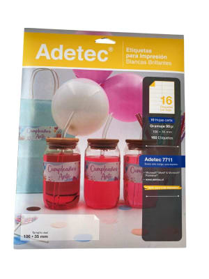ETIQUETAS AUTOADHESIVAS Br16 - 160 etiq.