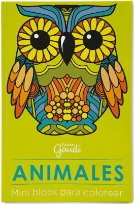 MINI BLOCK PARA COLOREAR ANIMALES